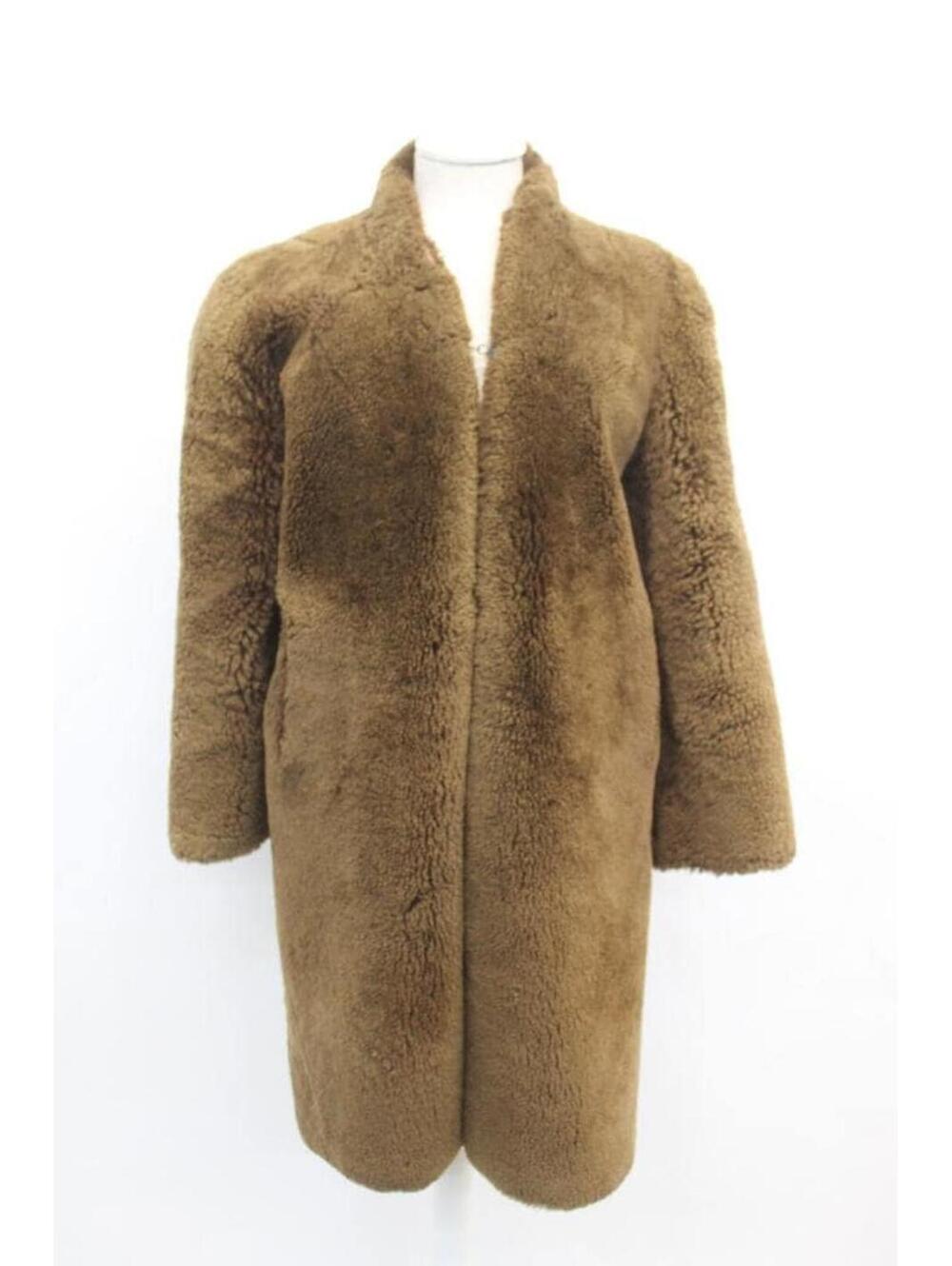 Scrap Item: Brown Bon Mouton Fur Coat Jacket Women Woman Size N/A
